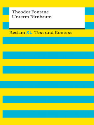 cover image of Unterm Birnbaum. Textausgabe mit Kommentar und Materialien